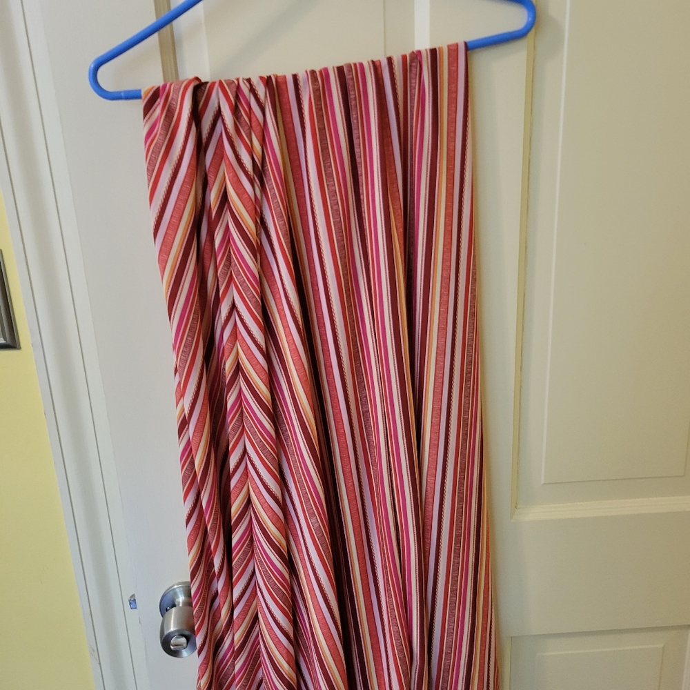 Striped maxi skirt